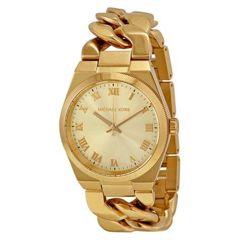 michael kors channing gold watch|michael kors gold watch sale.